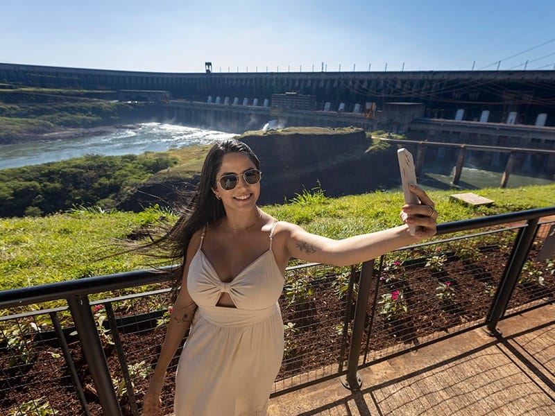 visita à usina de Itaipu